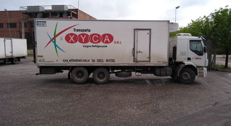 Balancín furgón frigorífico XYCA para distribución urbana y regional