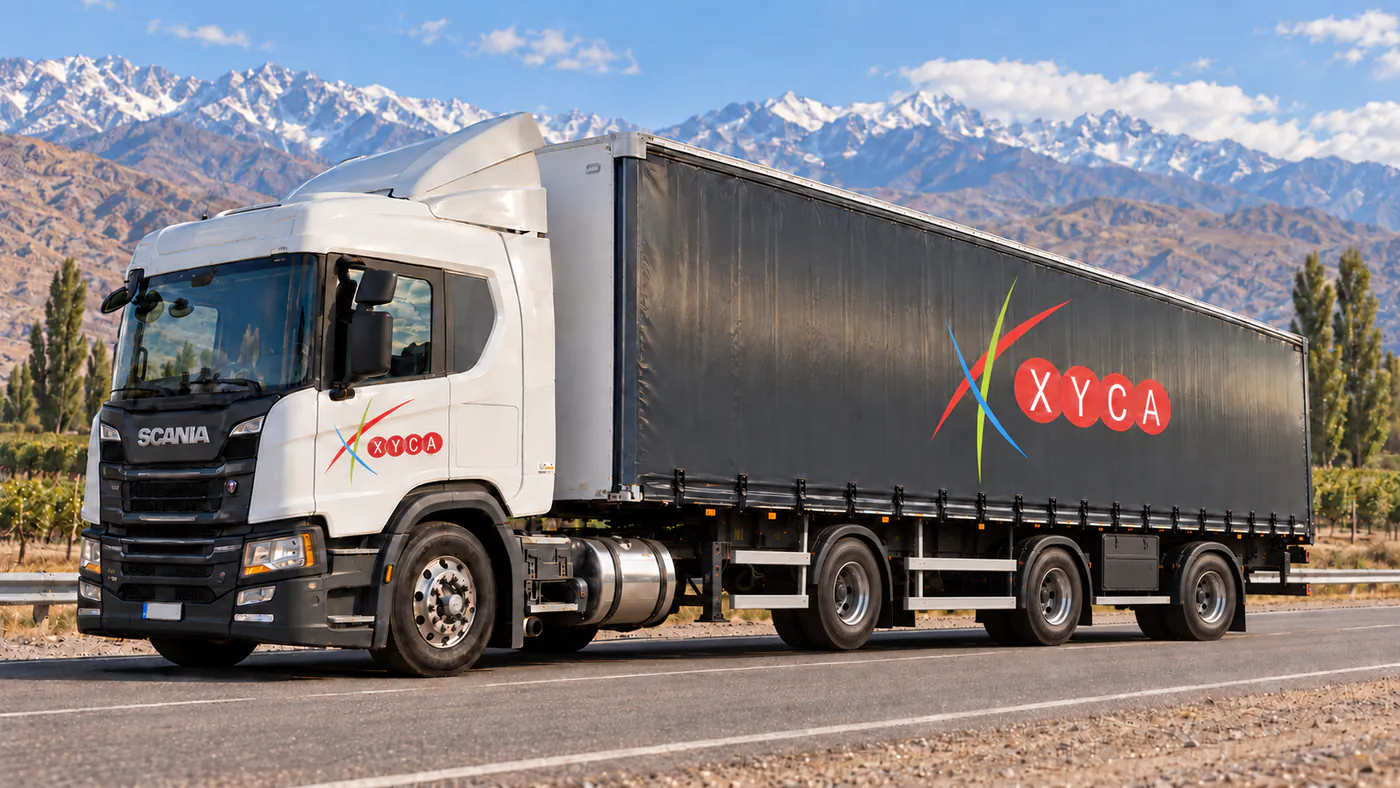Semirremolque sider XYCA para mercadería paletizada